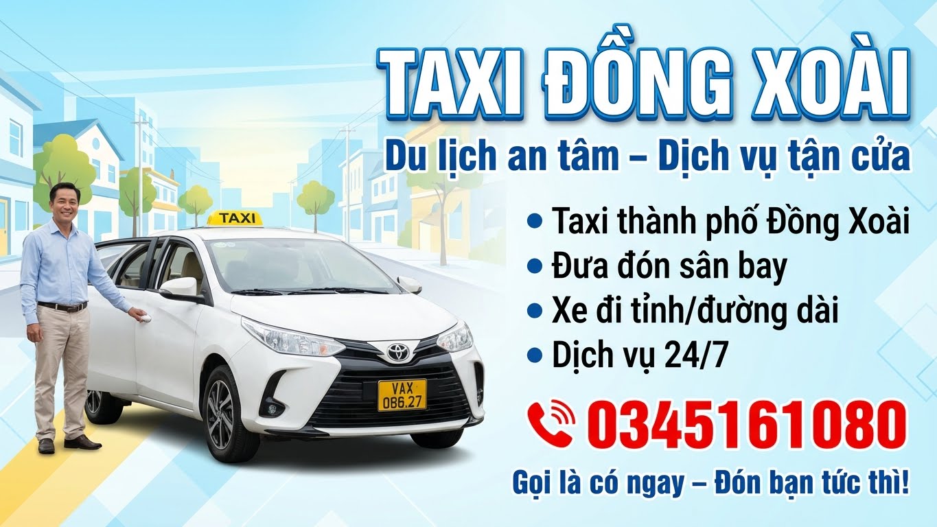Dịch Vụ Taxi 7 Chỗ Đồng Xoài Giá Rẻ