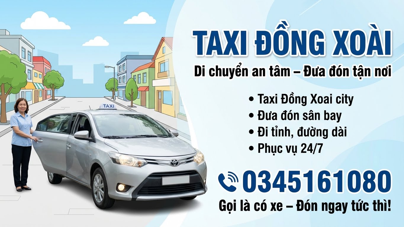 Xe Taxi Đưa Đón Bệnh Viện Đồng Xoài
